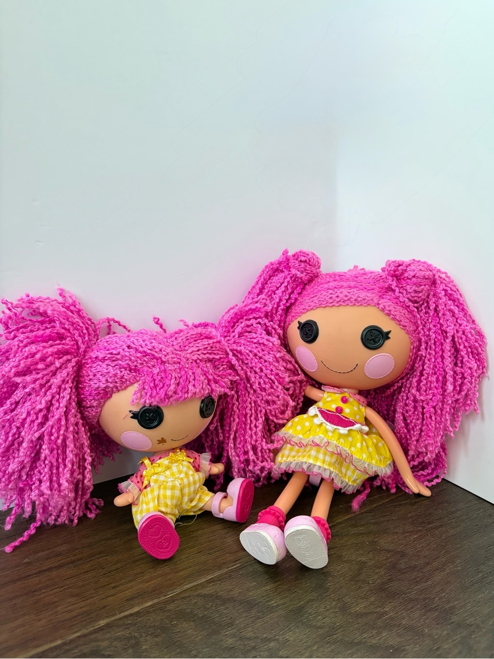 Lalaloopsy Loopy Hair -Crumb Sugar Cookie & Sprinkle Spice Cookie Sister dolls 💗